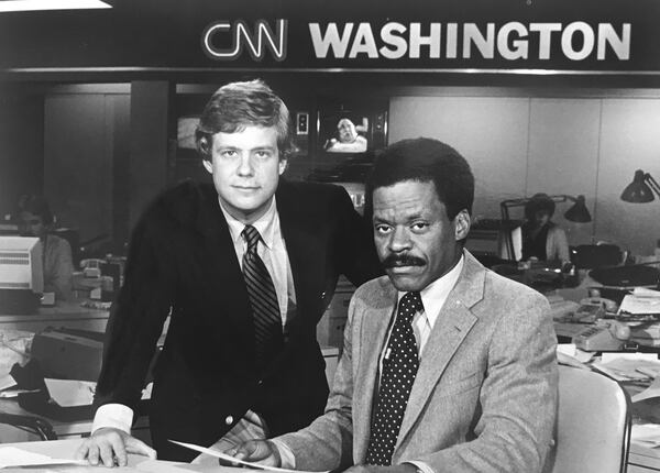 Sandy Kenyon, who would eventually become CNN's chief entertainment correspondent, first wrote for Bernard Shaw, CNN's first D.C.-based anchor from 1980-82. Shaw worked at CNN from 1980 until his retirement in 2001. CNN