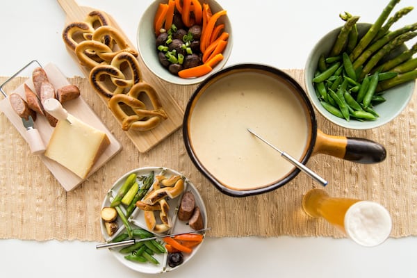 Easy Beer and Cheese Fondue. Photo credit- Mia Yakel.