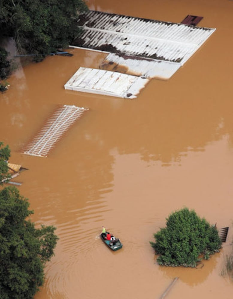 Atlanta flooding: Aerial photos