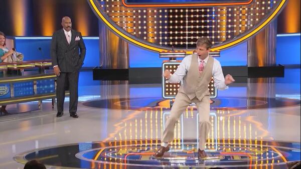 Survey says! McDonough defense attorney Jordan K. Van Matre showed off his moves before a recent stint on "Family Feud."