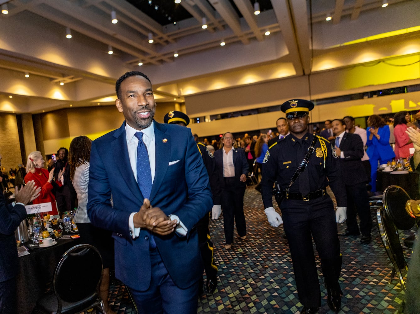 Mayor Dickens holds the annual State of the State Business Breakfast