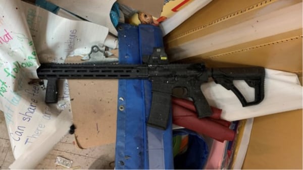 Salvador Ramos, 18, used this rifle in the mass shooting he carried out in Uvalde, Texas, in 2022, before law enforcement officers fatally shot him, according to a lawsuit pending against the Georgia gunmaker who sold him the weapon, Daniel Defense. The company has denied the allegations in the lawsuit and asked a judge to dismiss it.