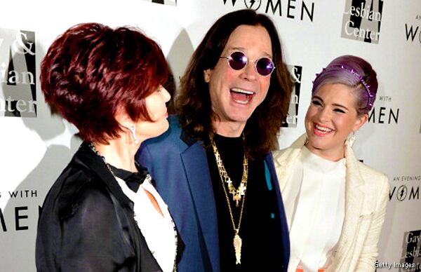 Kelly Osbourne with her parents in 2013 in Beverly Hills, Calif. Photo: Kevin Winter/Getty Images