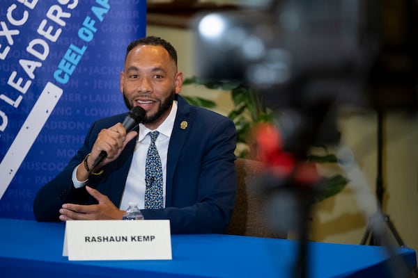 RaShaun Kemp won Tuesday's Democratic runoff for a Fulton County seat in the state Senate that drew no Republican candidate. (Ben Gray / Ben@BenGray.com)