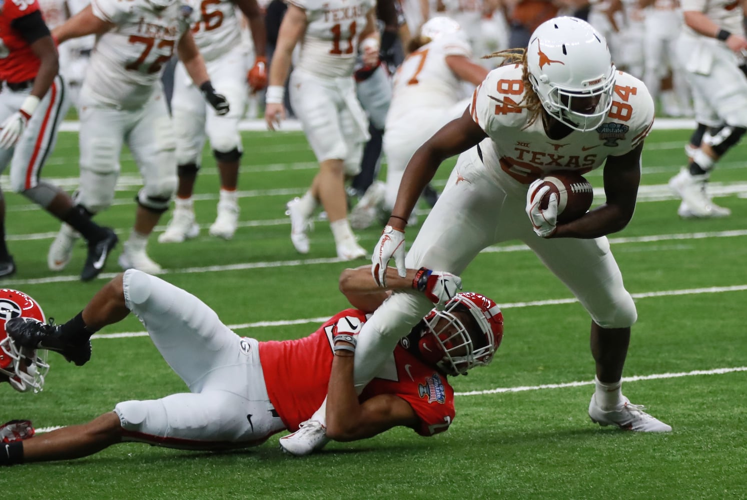 Photos: Georgia tackles Texas in the Sugar Bowl