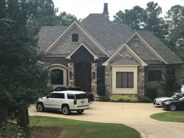 The home where the killing took place in the Reynolds Lake Oconee community.