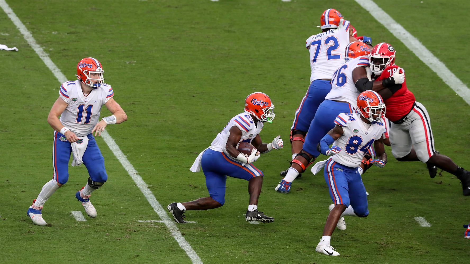 Georgia-Florida game day in Jacksonville