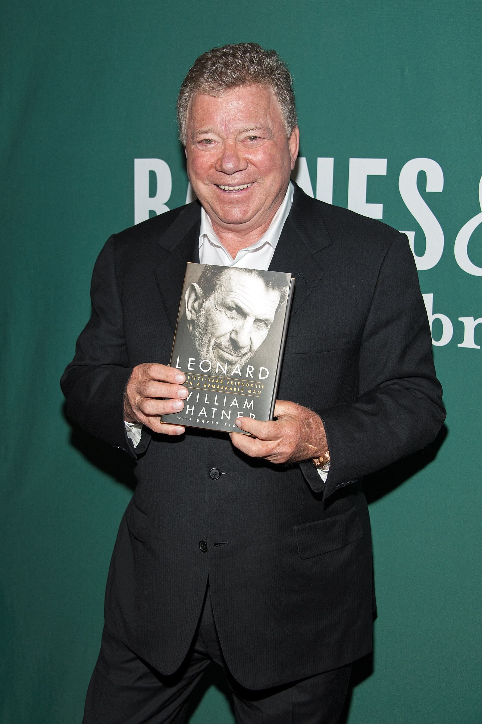 NEW YORK, NY - FEBRUARY 15: William Shatner promotes his book "Leonard: My Fifty-Year Friendship with a Remarkable Man" at Barnes & Noble Union Square on February 15, 2016 in New York City. (Photo by D Dipasupil/Getty Images)