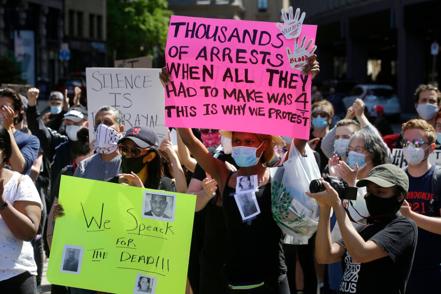 PHOTOS: U.S. cities face protests, fallout Sunday after George Floyd’s death