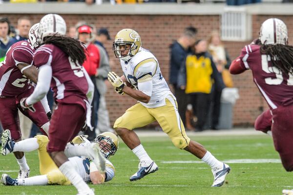 Georgia Tech A-back Isiah Willis played nine games last season. He had two carries against N.C. State for 18 yards. (GT Athletics/DANNY KARNIK)