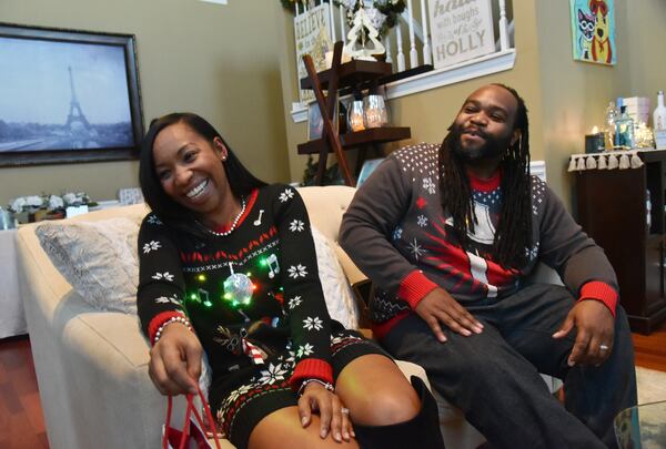  Marisa and Rockfield D'Amour make friends feel like family. AJC photo: Hyosub Shin / hshin@ajc.com