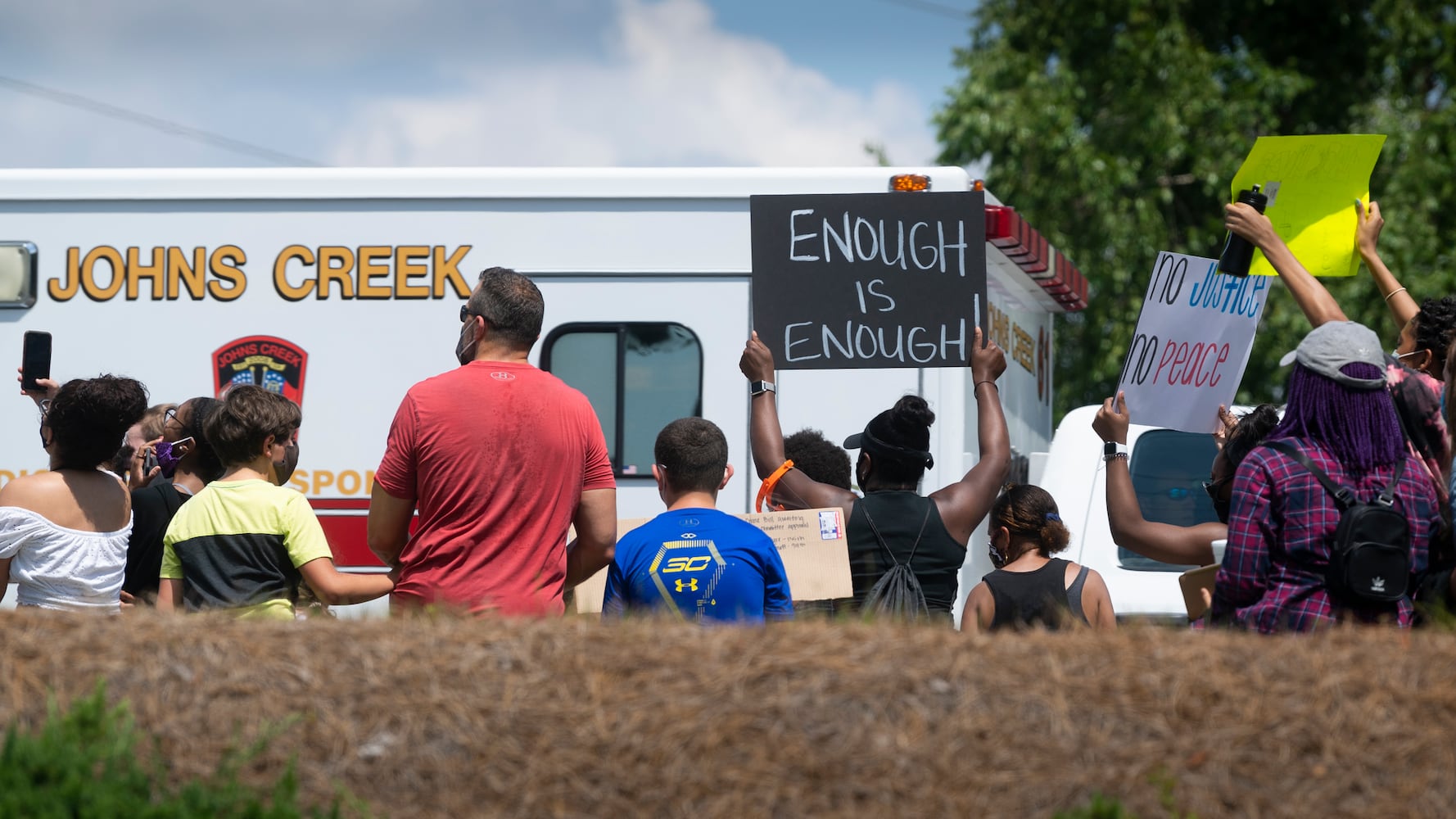 PHOTOS: Protesters gather across metro Atlanta