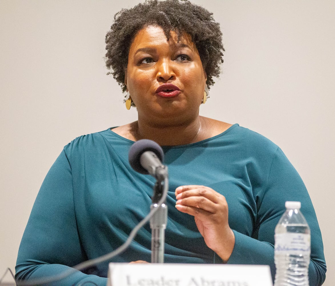 Abrams, Klobuchar hold voting rights roundtable in Georgia