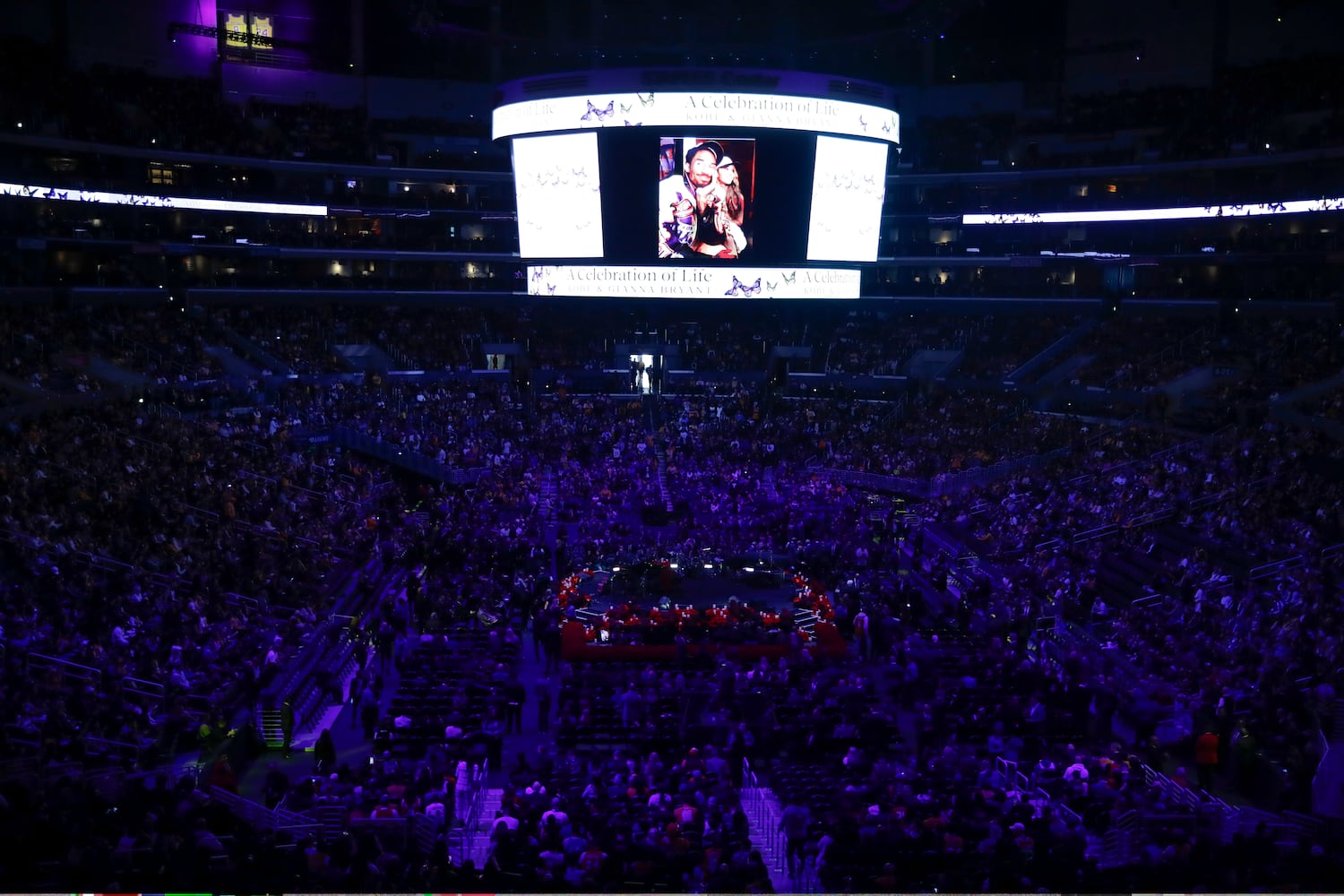 Moments from Kobe and Gianna Bryant’s memorial in Los Angeles