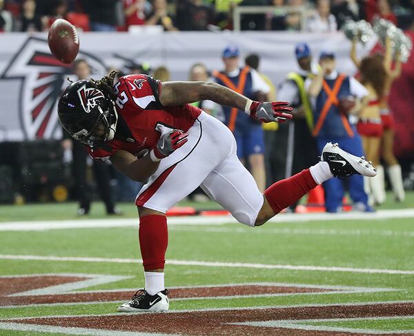 Falcons running back Devonta Freeman had 11 rushing touchdowns in the regular season.