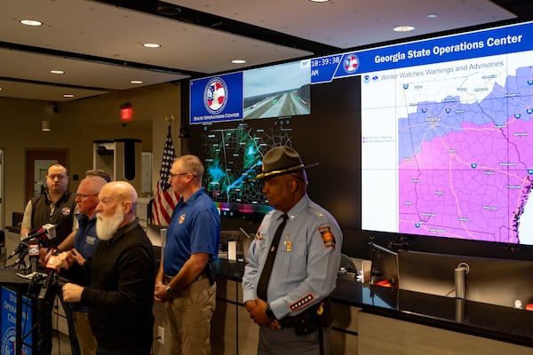 State officials provide updates on the state's winter storm preparedness Tuesday morning.