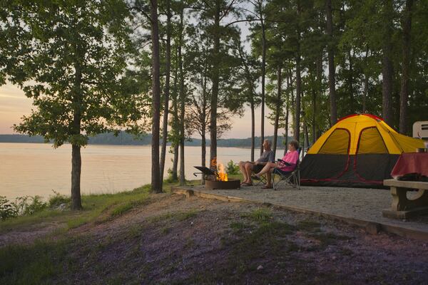 Campers at Elijah Clark State Park in Lincolnton. HANDOUT