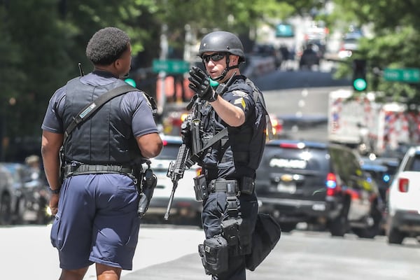 The shooting Wednesday at a Northside Hospital medical office building prompted debate about how best for businesses and other organizations to protect their workers. Options range from ID badges to armed guards to metal detectors and active shooter drills.


JOHN SPINK / AJC