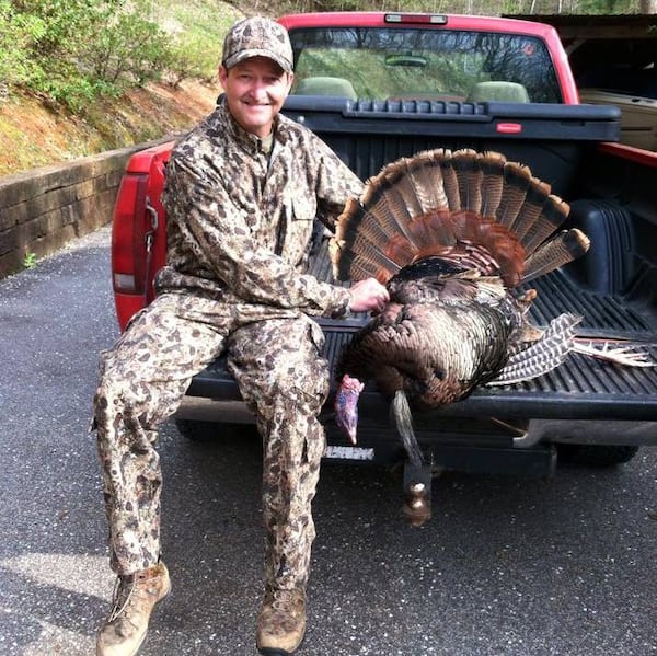 Hunter Scott Bardenwerper has bagged his limit of wild turkey for 33 years. Hunters can kill three male turkeys per year during the spring hunting season.