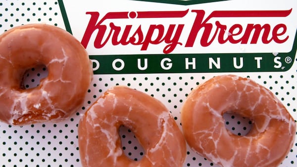 Krispy Kreme doughnuts.