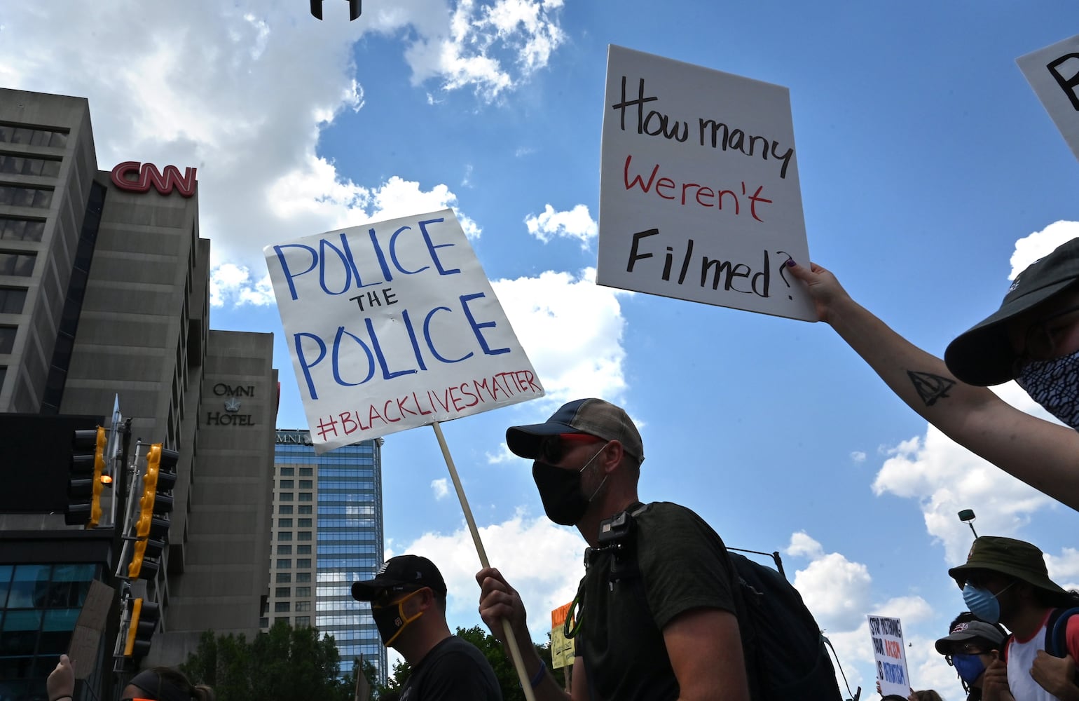 PHOTOS: Protesters gather in Atlanta over Friday’s police shooting