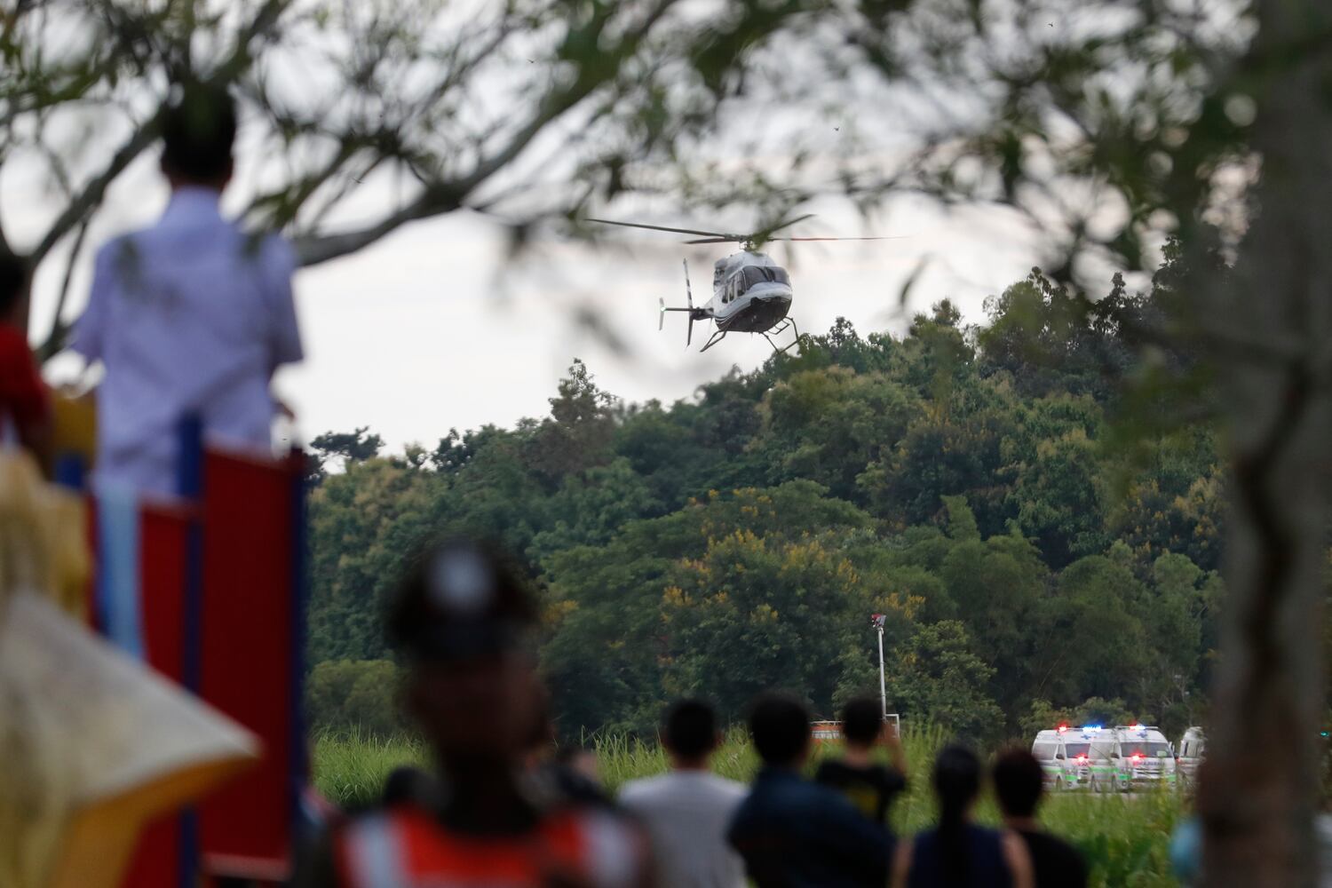 Photos: Rescuers work to free soccer team, coach trapped in Thai cave