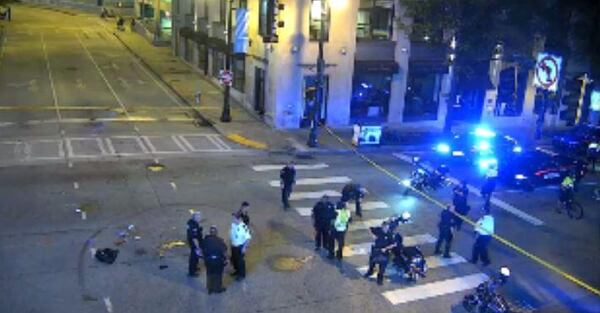 Atlanta police Officer Max Brewer was struck by an ATV during the second night of protests in Atlanta.