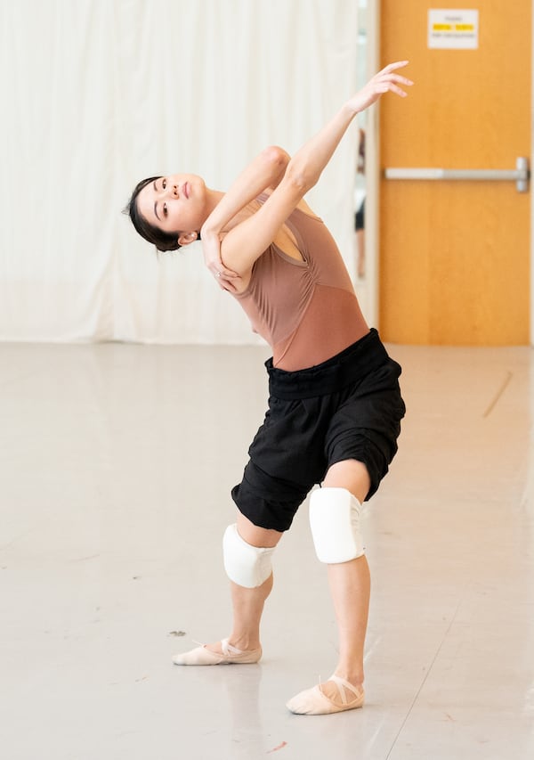 Mikaela Santos rehearses the final solo in Claudia Schreier's "The Rite of Spring." 

Courtesy of Shoccara Marcus, courtesy of Atlanta Ballet