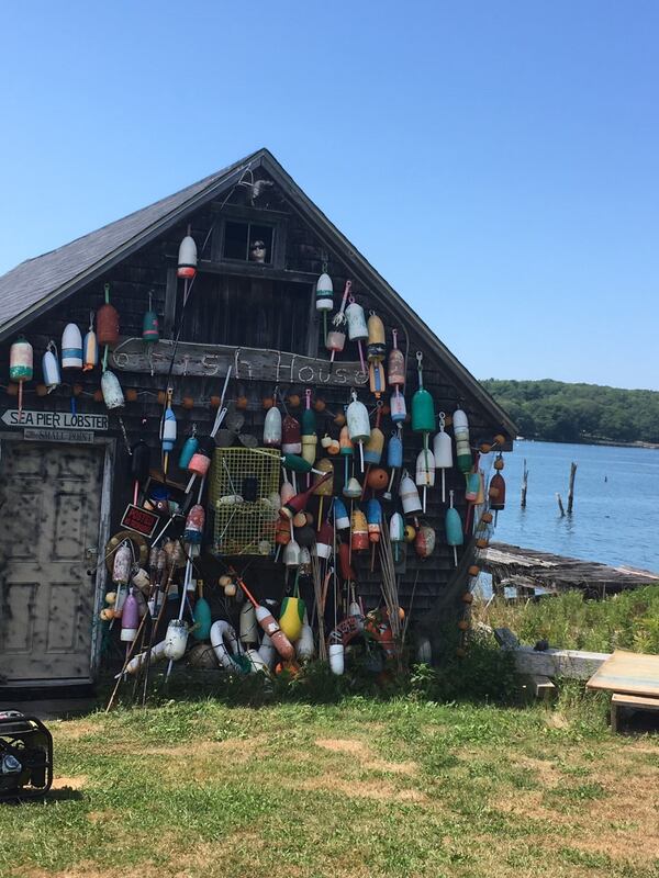 Michael Gamburg shared this photo of an old bait shop in Maine.