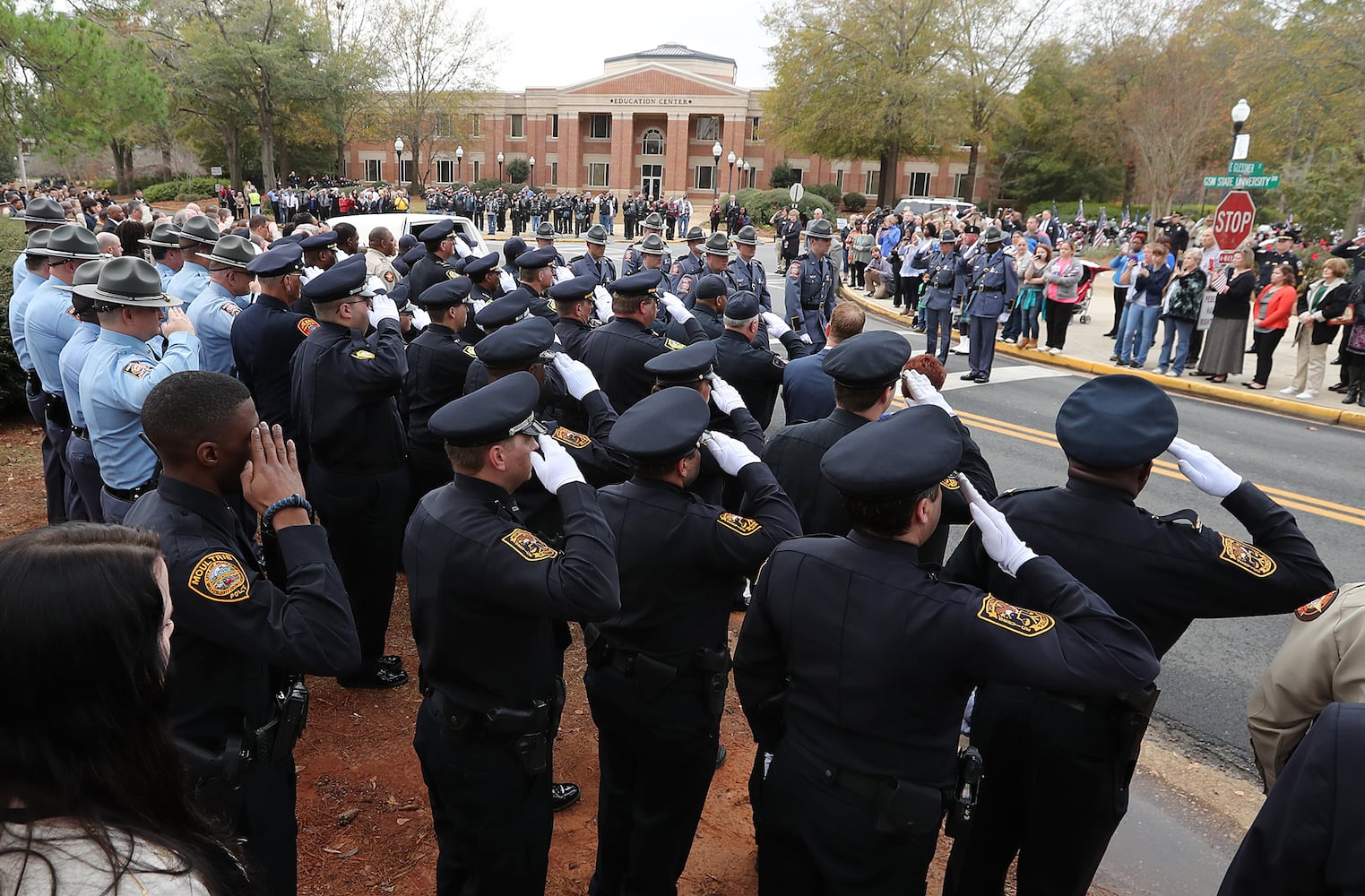 Funeral for campus police officer Jody Smith