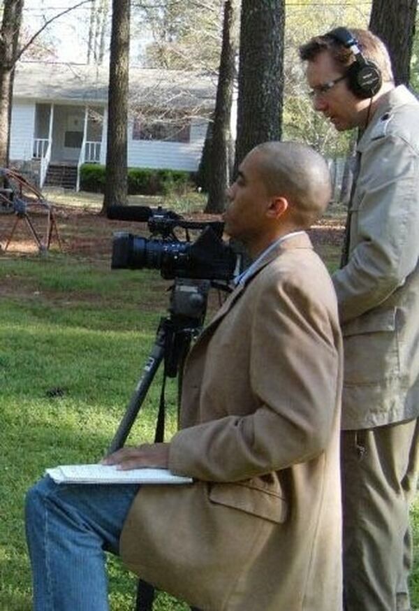 Butcher (left) had aspirations of being a writer for CNN. Contibuted by Vicki Whitlock