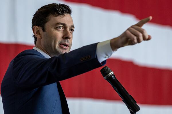 U.S. Sen. Jon Ossoff, D-Ga., is planning host a virtual news conference to discuss resources coming to Georgia through funding from the bipartisan infrastructure law. (Steve Schaefer/steve.schaefer@ajc.com)