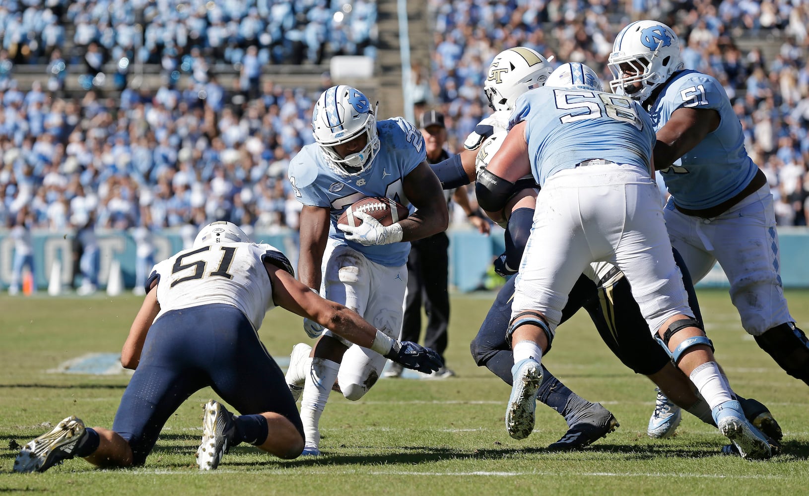 Photos: Jackets earn road win over Tar Heels