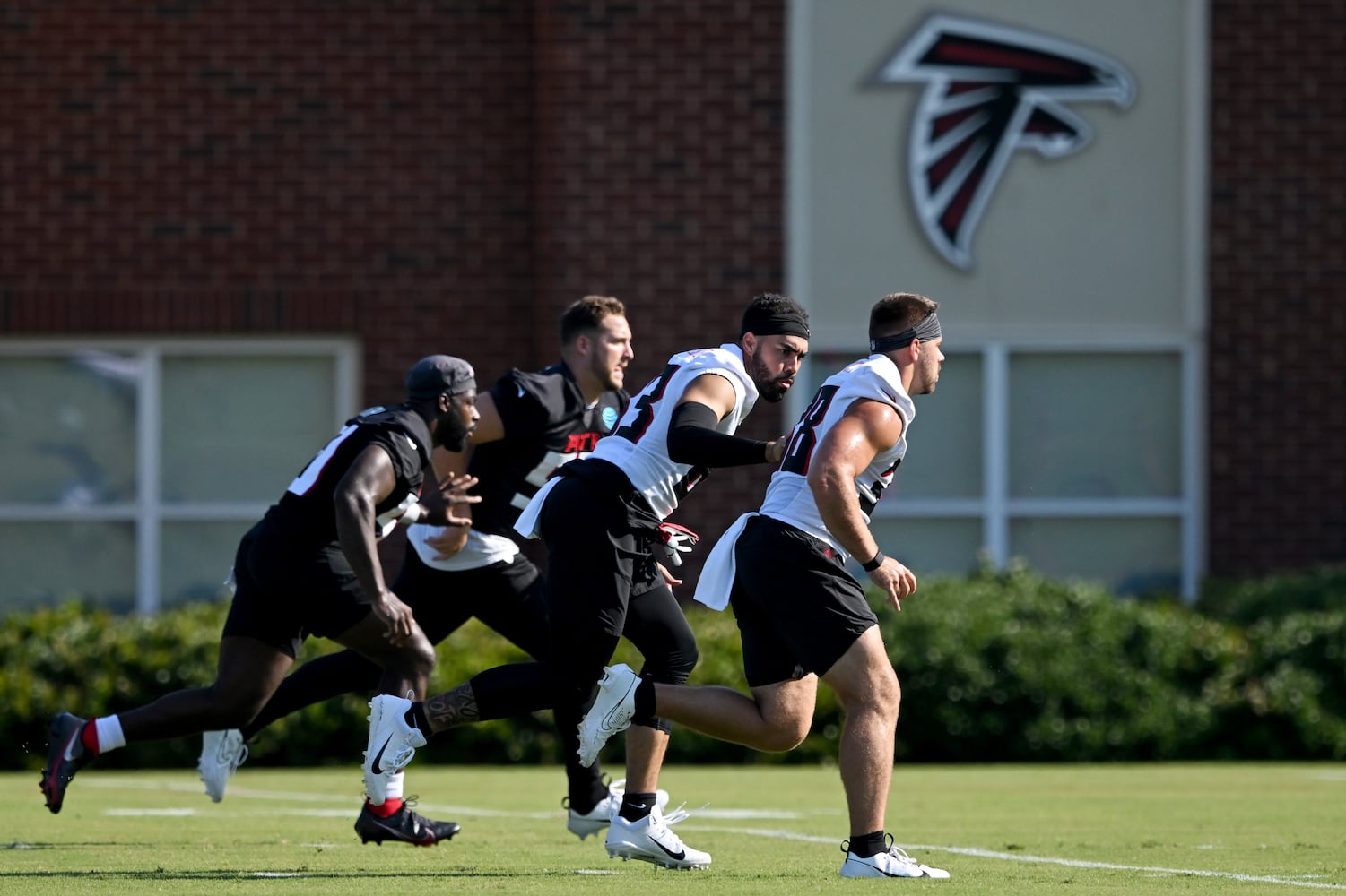 Frist day of Falcons training camp