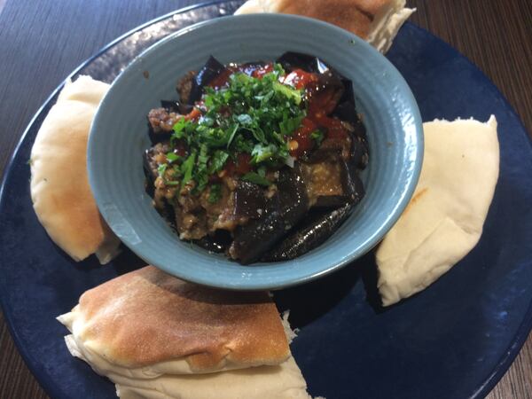 The fried eggplant appetizer at Cafe Raik in Duluth. CONTRIBUTED BY WENDELL BROCK