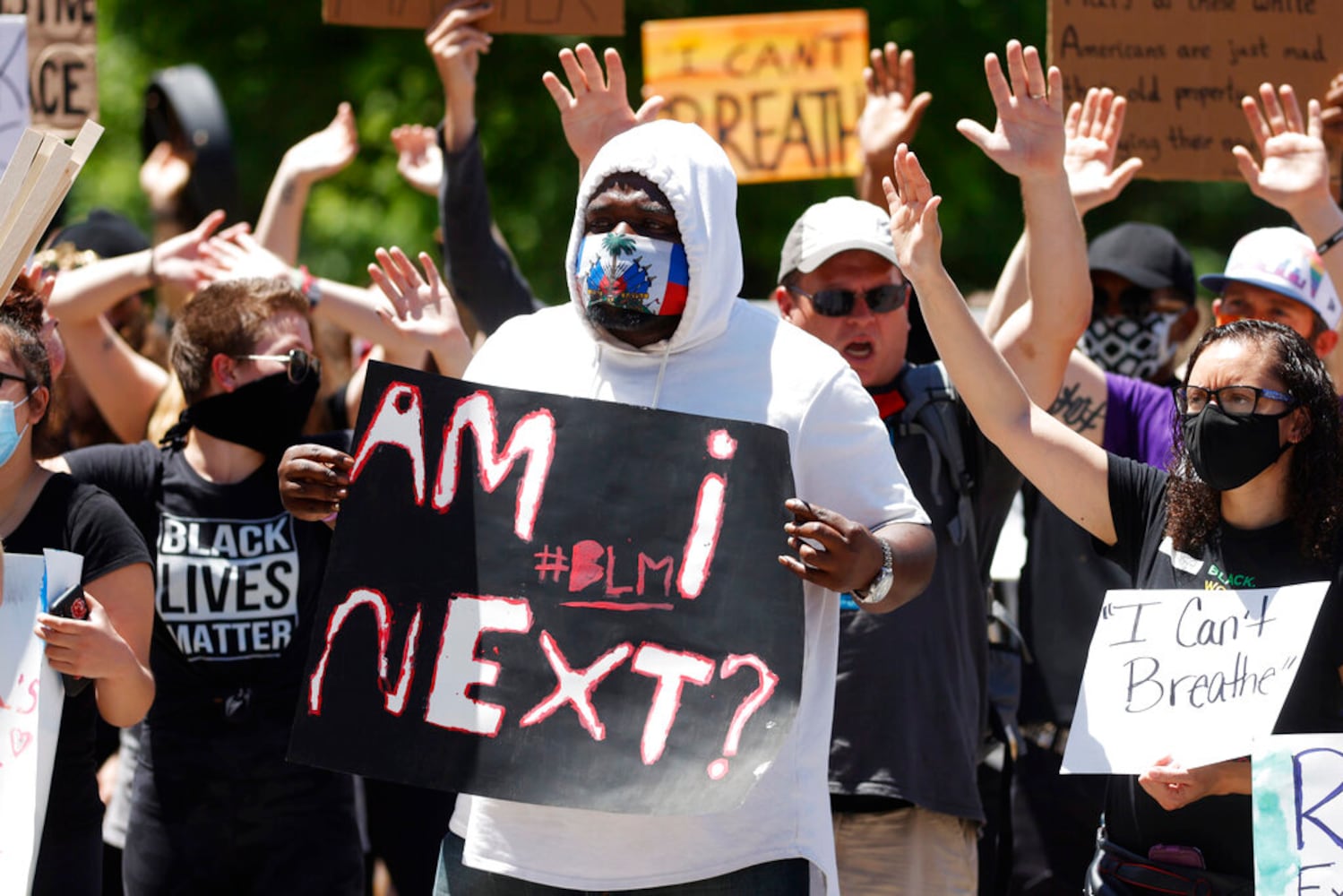 PHOTOS: U.S. cities face protests, fallout Sunday after George Floyd’s death