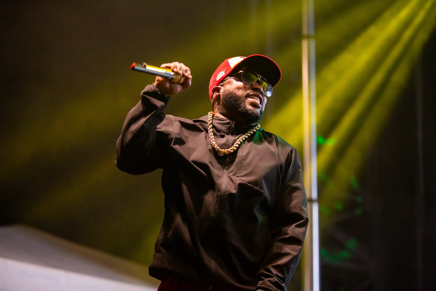 Atlanta rap icon Big Boi played the final show of the "Big Night Out" concert series at Centennial Olympic Park on Oct. 25, 2020.