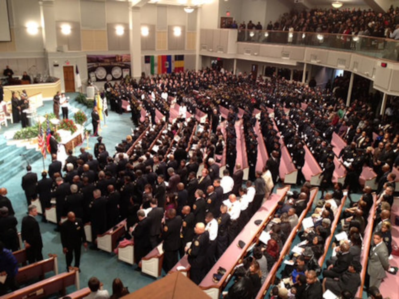 Funeral for Atlanta Police Officer Gail Thomas