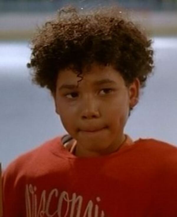 Jussie Smollett more than two decades ago in "The Mighty Ducks."