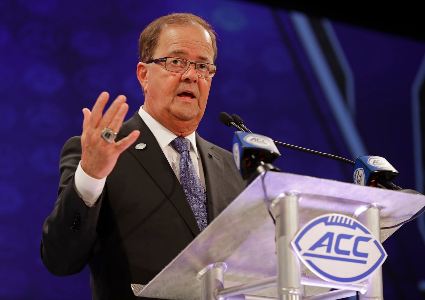 Photos: Tech’s Marshall, Johnson speak at ACC media days