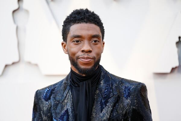 Chadwick Boseman during arrivals at the 91st Academy Awards on Feb. 24, 2019, at the Dolby Theatre at Hollywood & Highland Center in Hollywood. Boseman died in August 2020 of colon cancer.  (Jay L. Clendenin/Los Angeles Times/TNS)