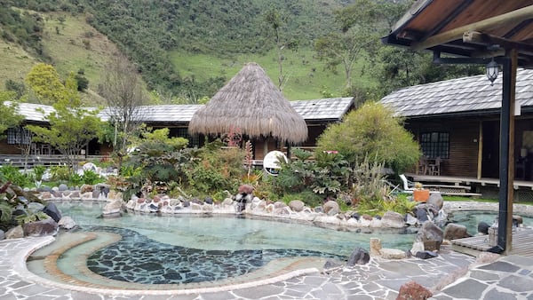 Thermal pools are steps from hotel room doors at the Hotel Termas de Papallacta in Papallacta, Ecuador. (Caitlin E. O&apos;Conner/Tampa Bay Times/TNS)