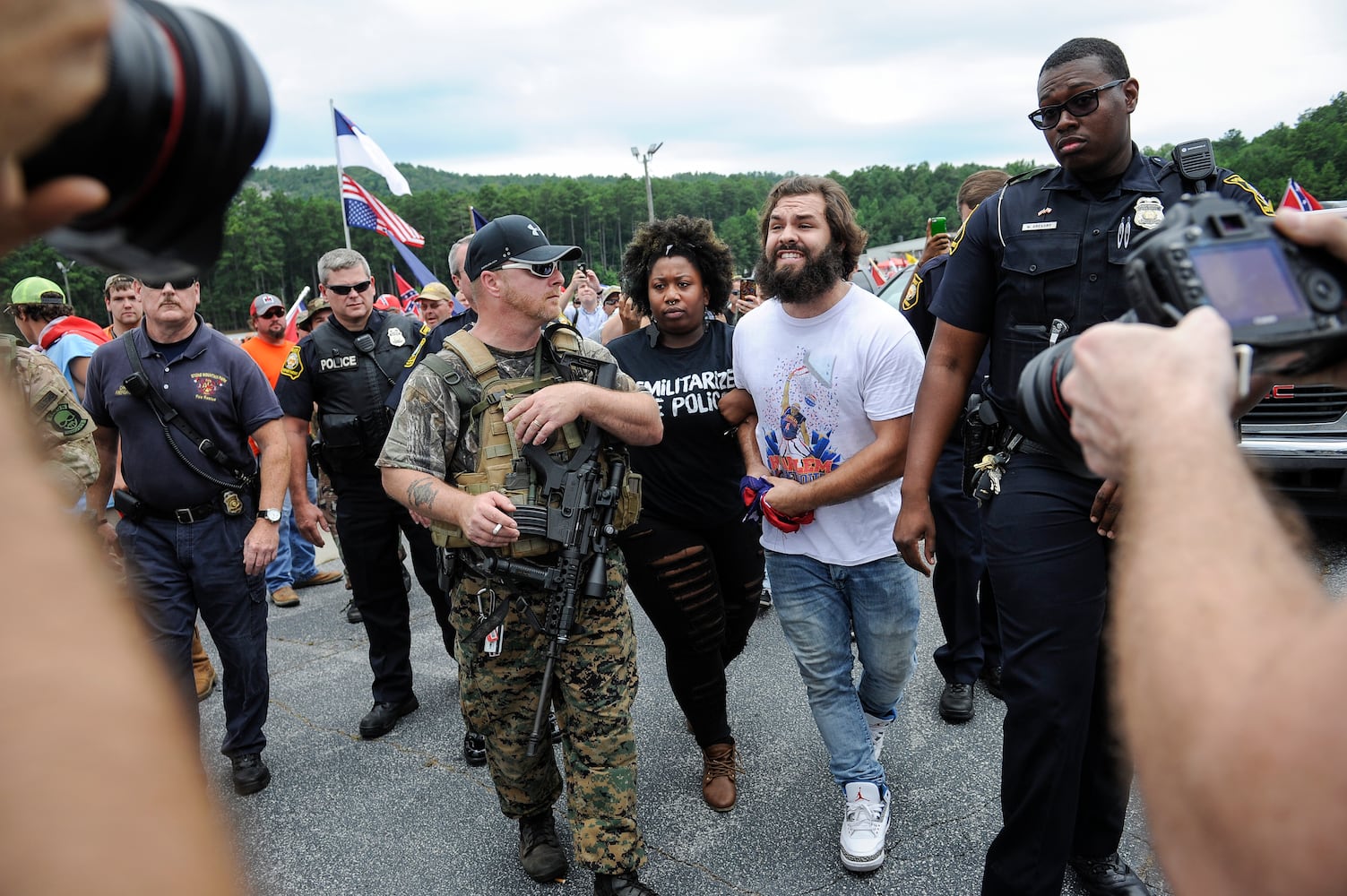 Confederate flag rally