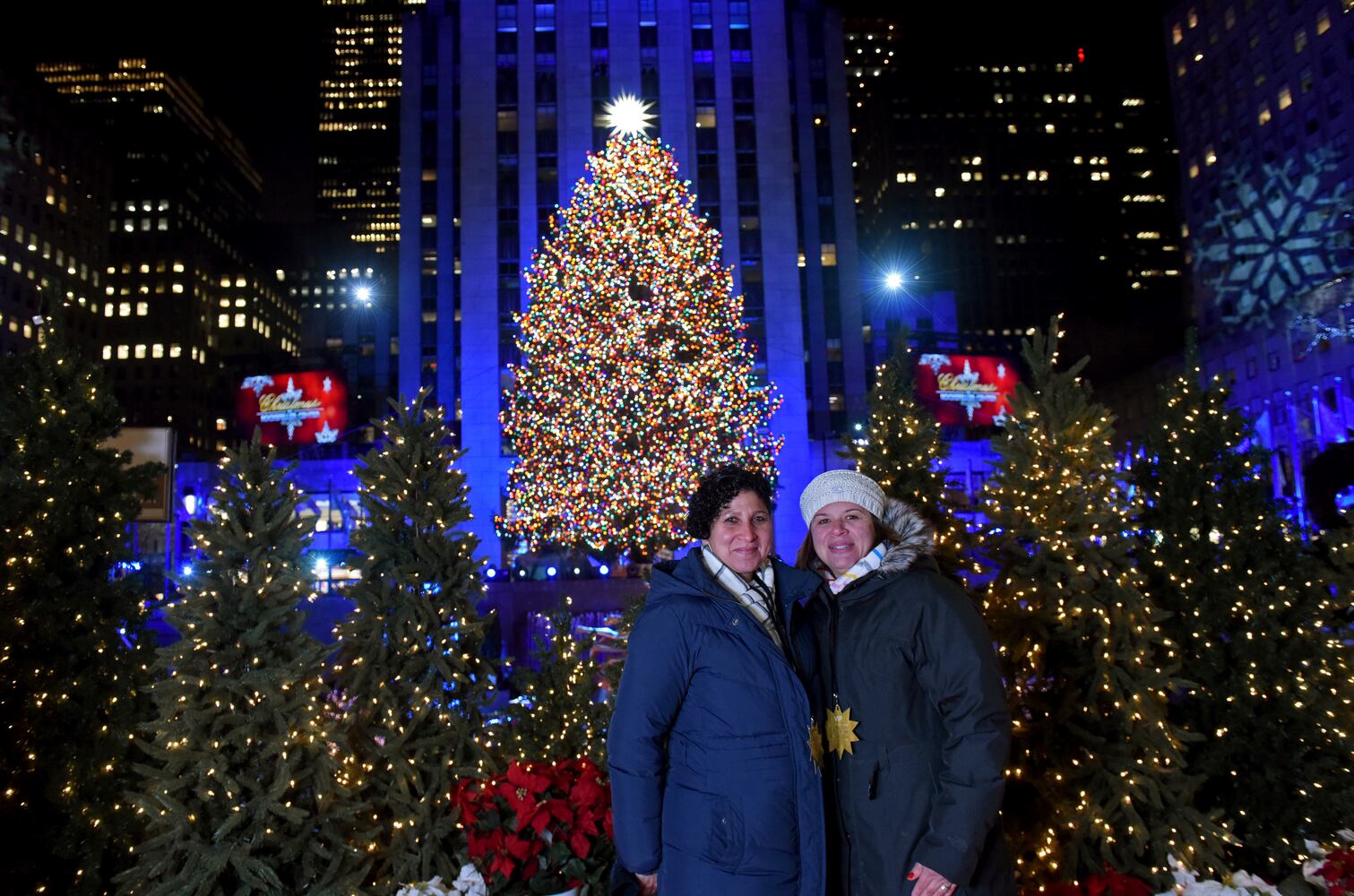 Photos: Rockefeller Center Christmas Tree Lighting 2018