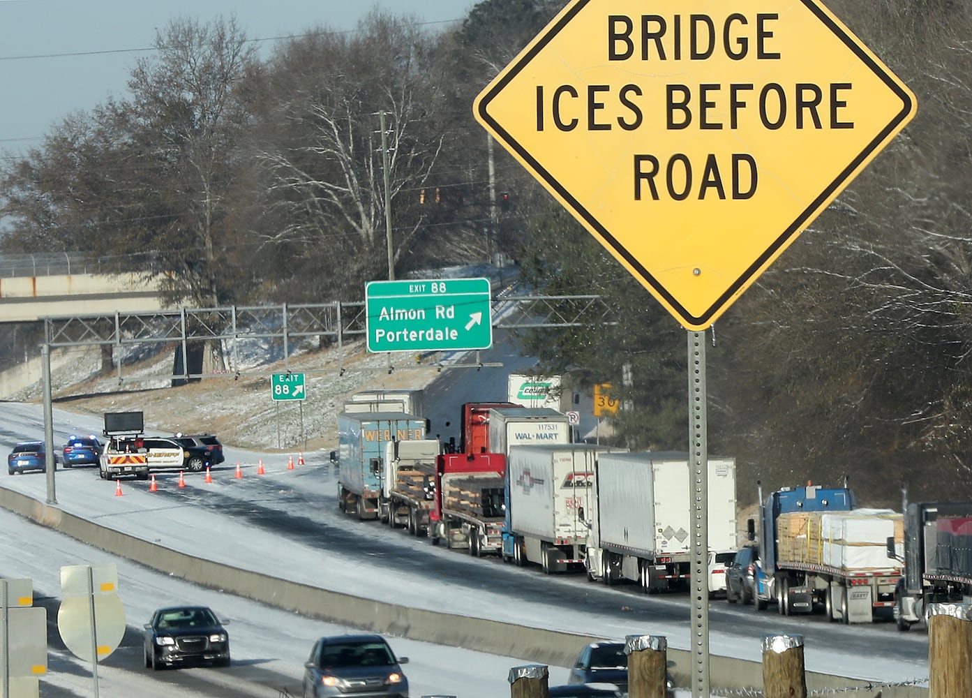 Photos: Frigid cold and snow move in to metro Atlanta