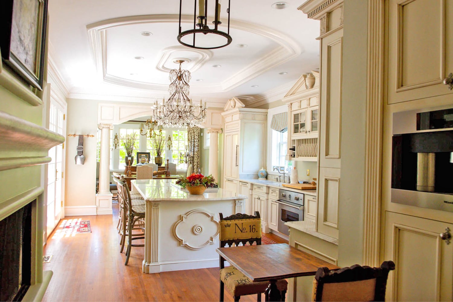 Designer wallcovering gives a serene vibe at Druid Hills home