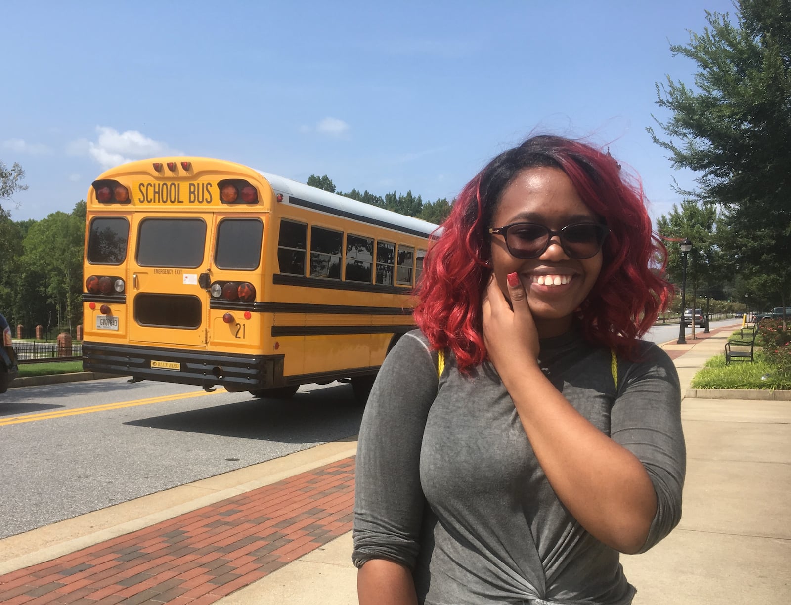 Buford High School senior Arieonna Vaker is disappointed in her district's superintendent and thinks he should resign. Photo: Jennifer Brett