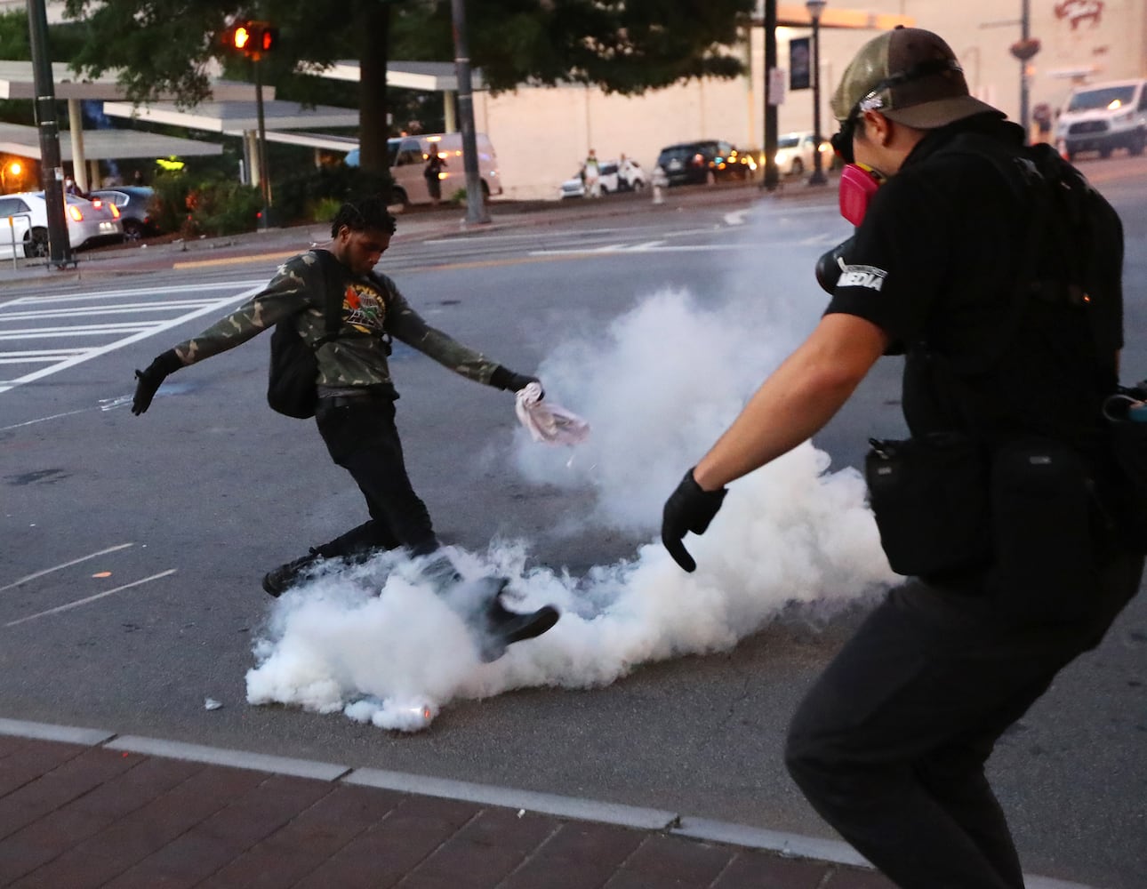 PHOTOS: Third day of protests in downtown Atlanta