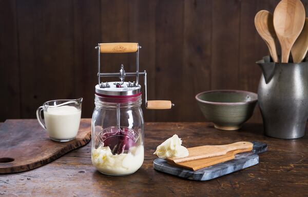  Make butter the old-fashioned way with the Kilner Butter Churner.