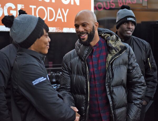 Rapper and actor Common meets employees with CEO Action in Atlanta. The  Academy Award winner was in Atlanta to talk about workplace diversity at the  second annual Chief Human Resources Officers summit held at the Renaissance Concourse Atlanta Airport Hotel.  RYON HORNE / RHORNE@AJC.COM